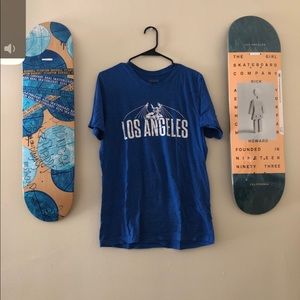 Stone Brewing LA Dodgers shirt.